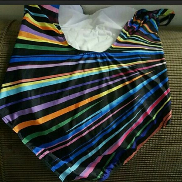 MULTI COLOR PLUS SIZE SEXY MONOKINI - Picture 4 of 7